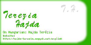 terezia hajda business card